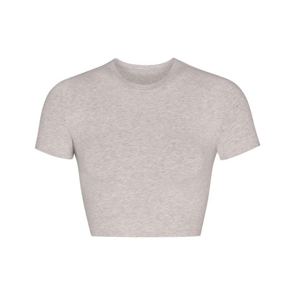 SKIMS Cotton Jersey Crop Top